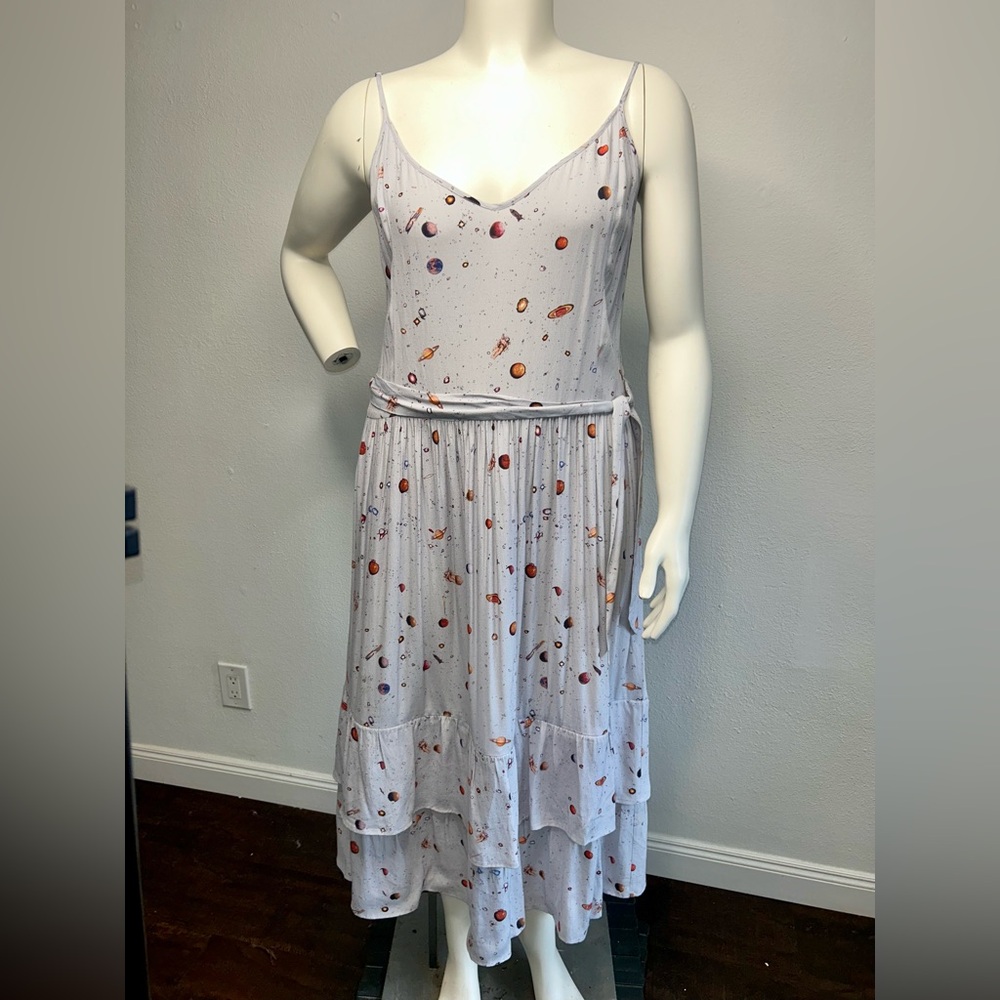 Kindom Intergalactic Space Planet Pattern Dress A… - image 3